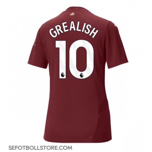 Manchester City Jack Grealish #10 Replika Tredje Tröja Dam 2024-25 Kortärmad